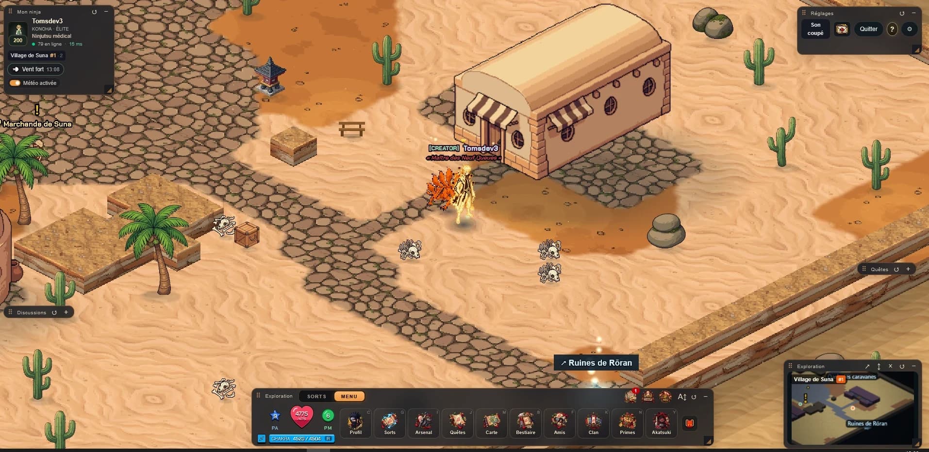 Le village de Tsuna